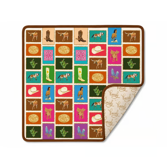 Western Double Sided Mahjong Mat
