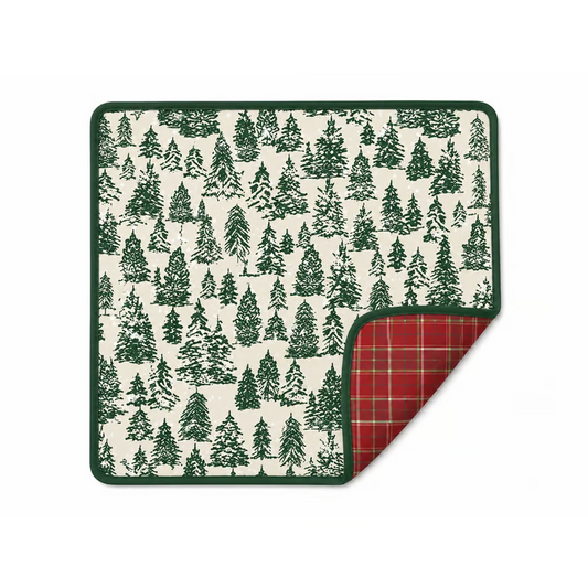 Winter Forest Double Sided Mahjong Mat