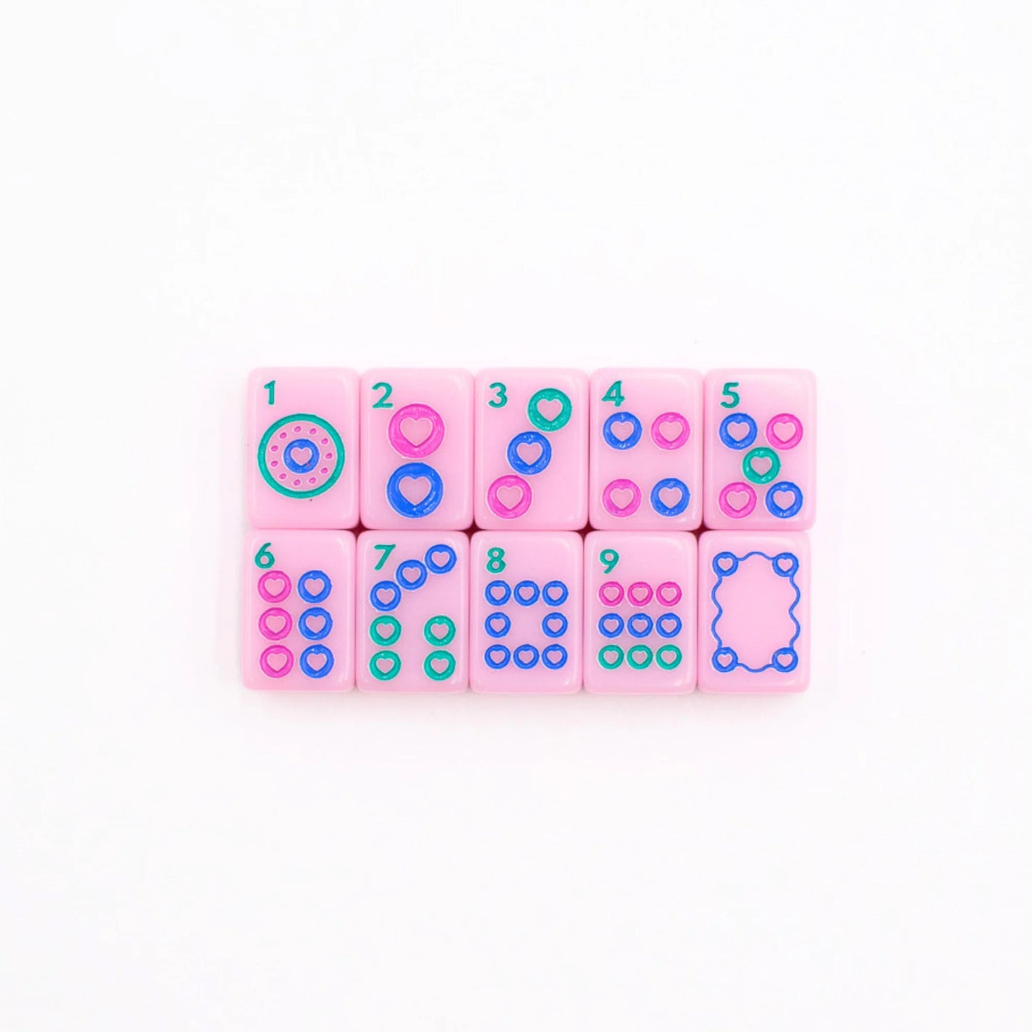 "Go Anywhere" Travel Mahjong Tiles - Pink