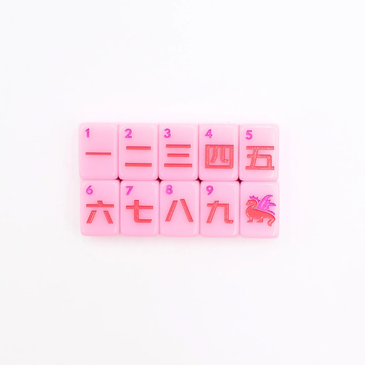 "Go Anywhere" Travel Mahjong Tiles - Pink