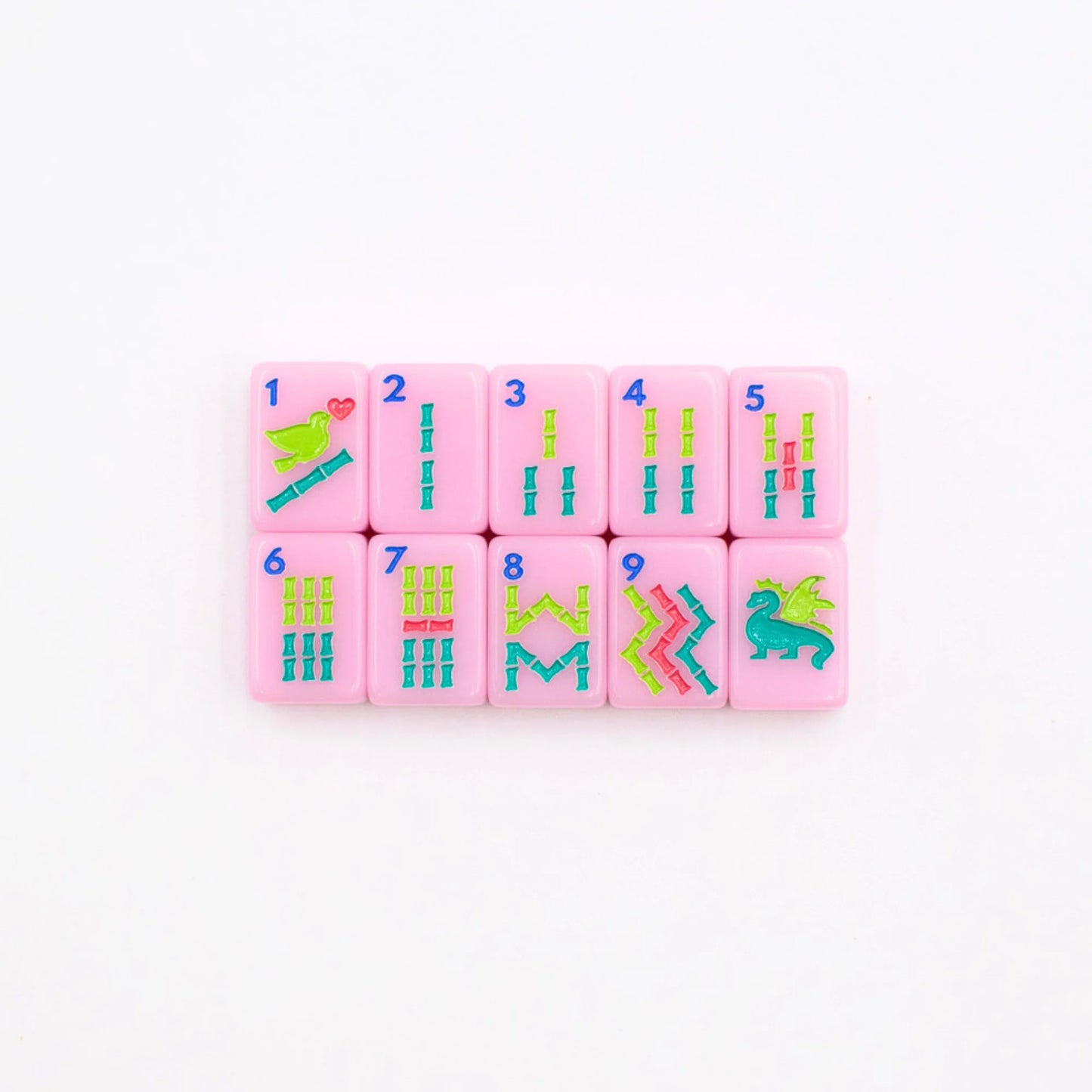 "Go Anywhere" Travel Mahjong Tiles - Pink