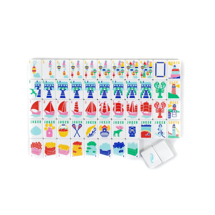 "Destination" Mahjong Tiles - Chunky