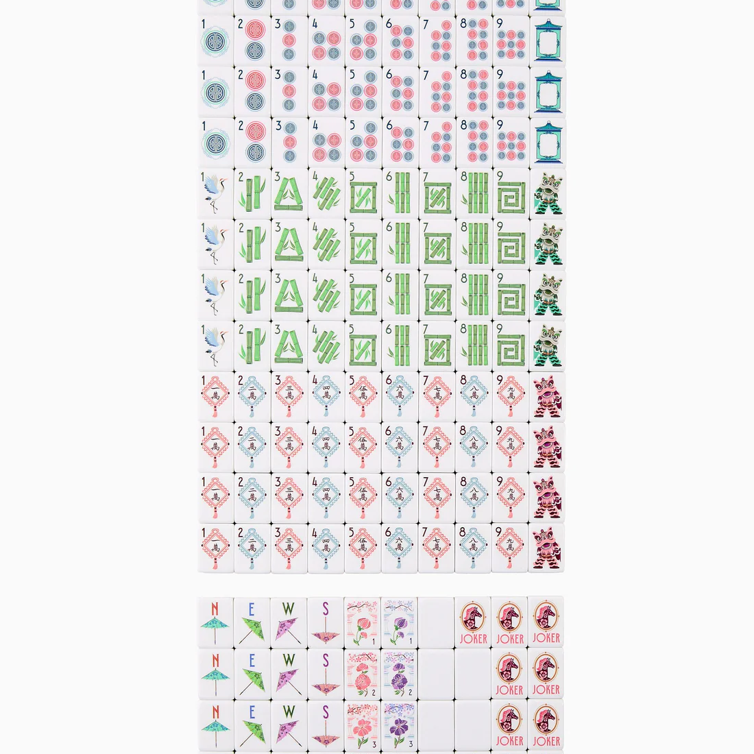 Oh My Mahjong Solara Mahjong Tile Set