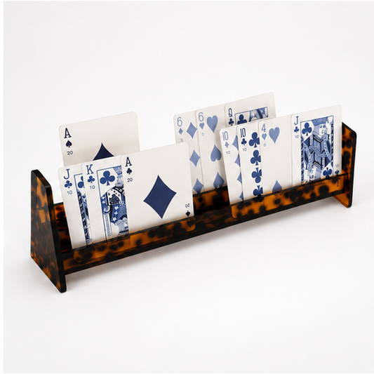 Canasta Card Rack - Tortoise
