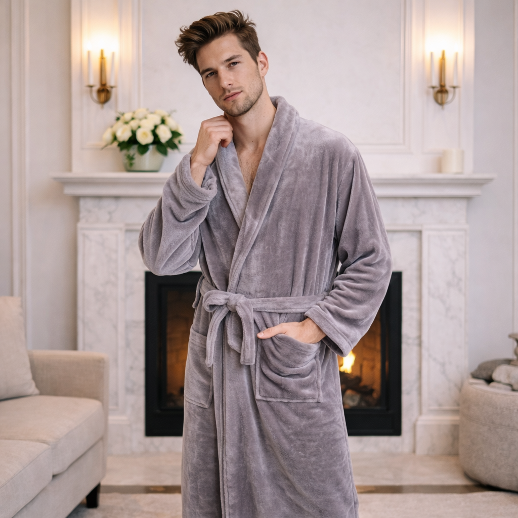 Plush Robe for Men