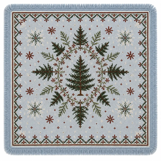 Winterwood Sweater Holiday Mahjong Mat
