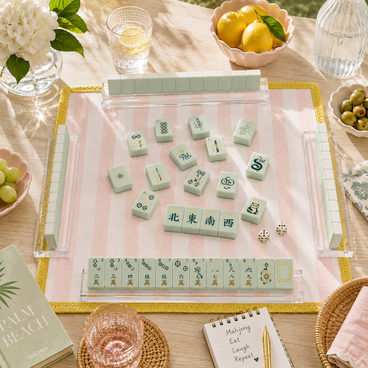 Cabana Fringe Mahjong Mat