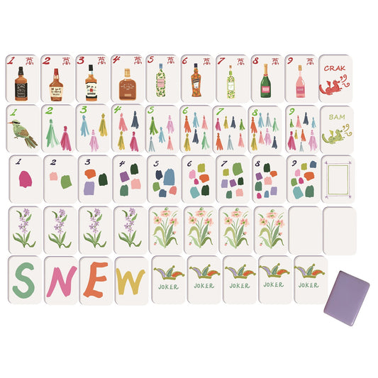 Cocktails Mahjong Tile Set