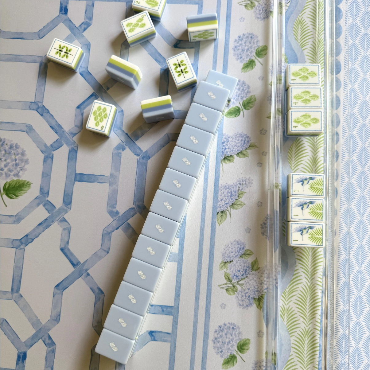 The House of Hydrangea Mahjong Mat