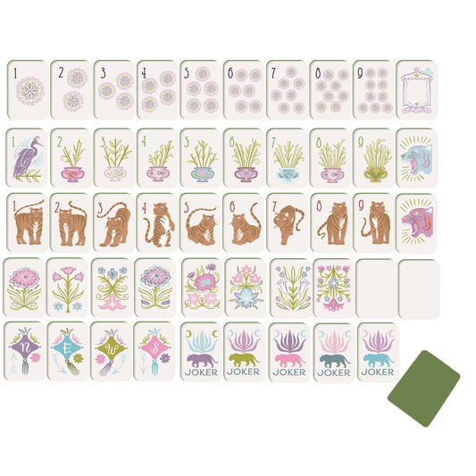 Moon Tiger Mahjong Tile Set