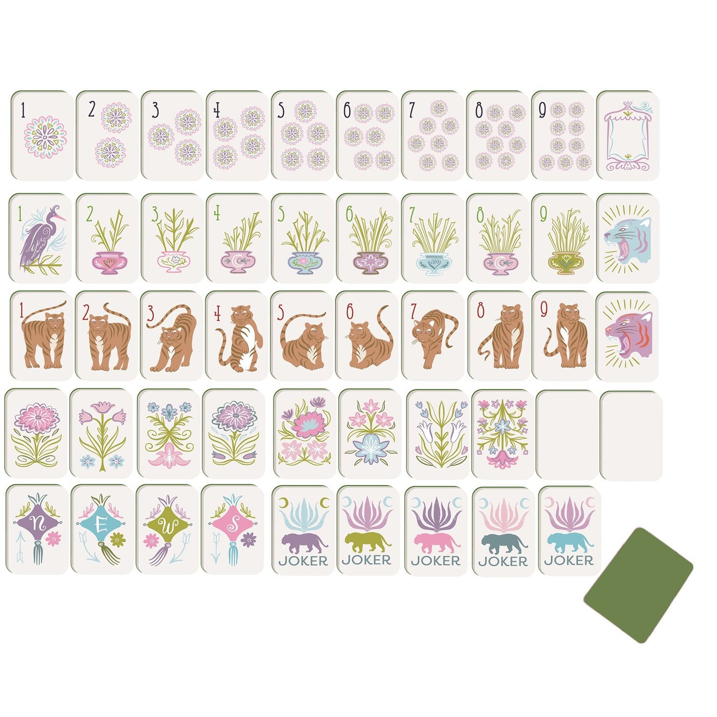 Moon Tiger Mahjong Tile Kit