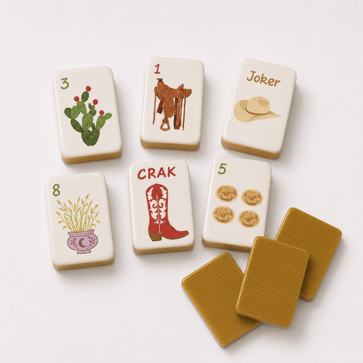 Out West Mahjong Tile Kit