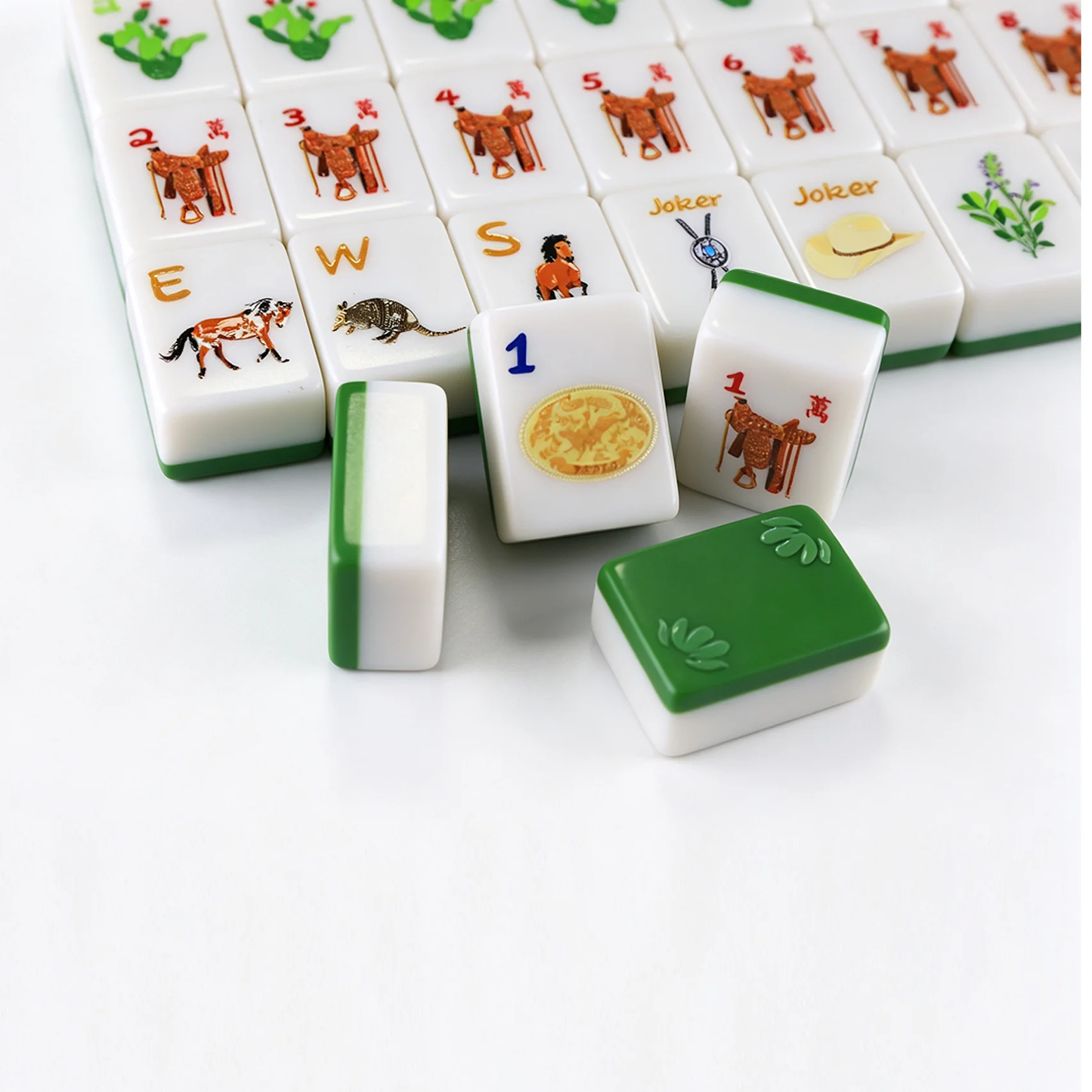 American Mahjong Set | North Pole Christmas Tiles