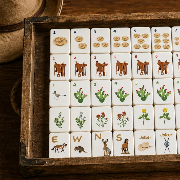 Out West Mahjong Tile Kit