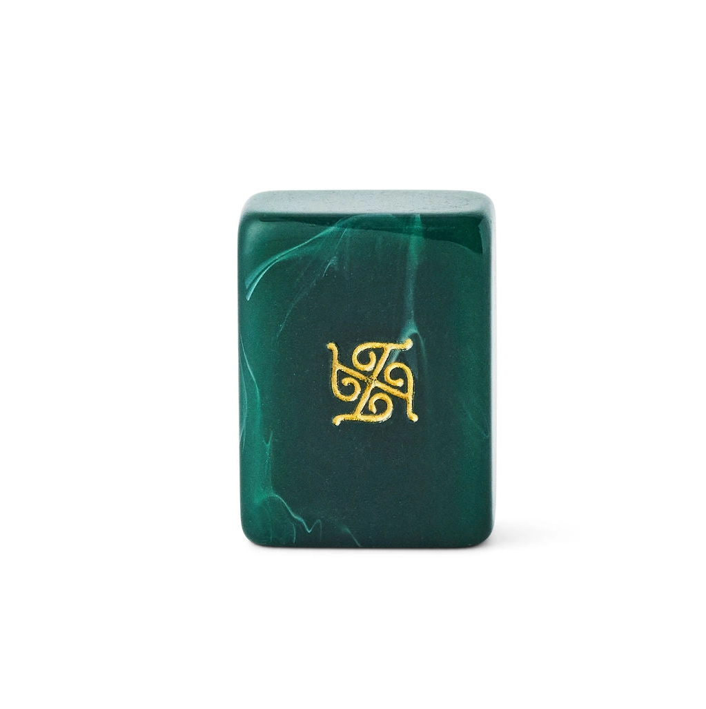 Emerald Tradewind tile back with gold Tala mark
