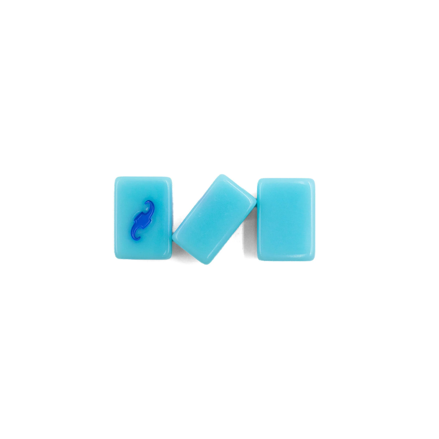 "Go Anywhere" Travel Mahjong Tiles - Blue