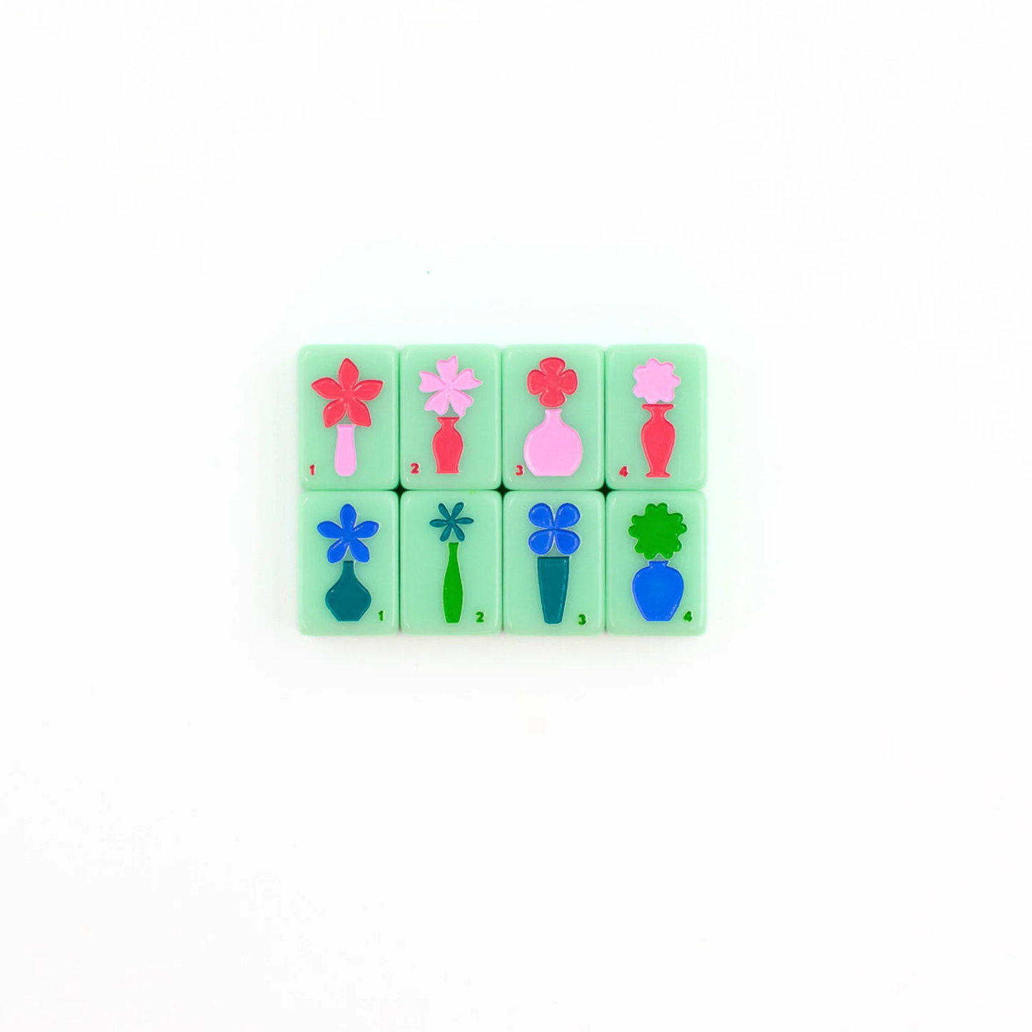 "Go Anywhere" Travel Mahjong Tiles - Green