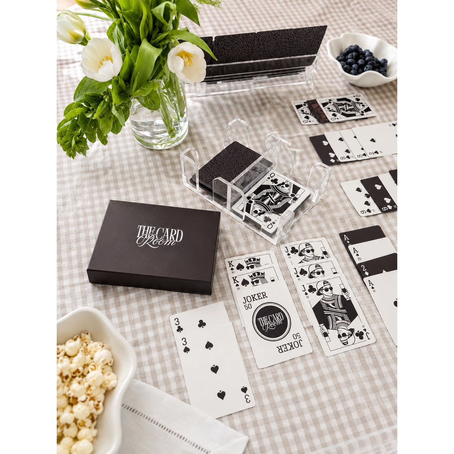 Canasta Card Spinner - Clear
