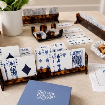 Canasta Card Rack - Tortoise