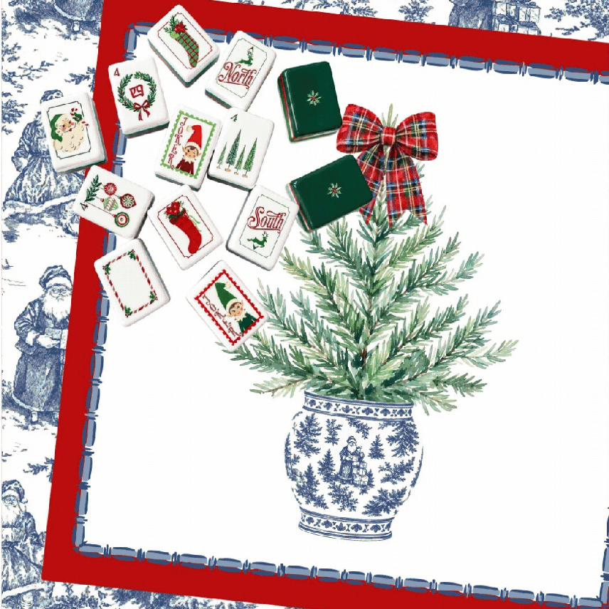 Dear Santa Mahjong Tile Set