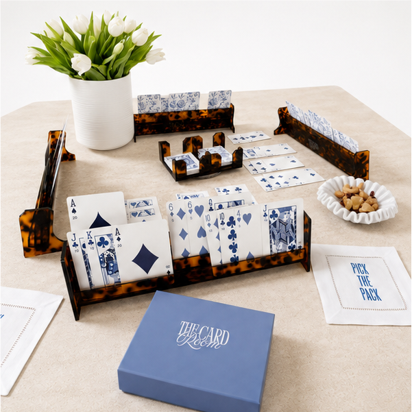 Canasta Card Rack - Tortoise