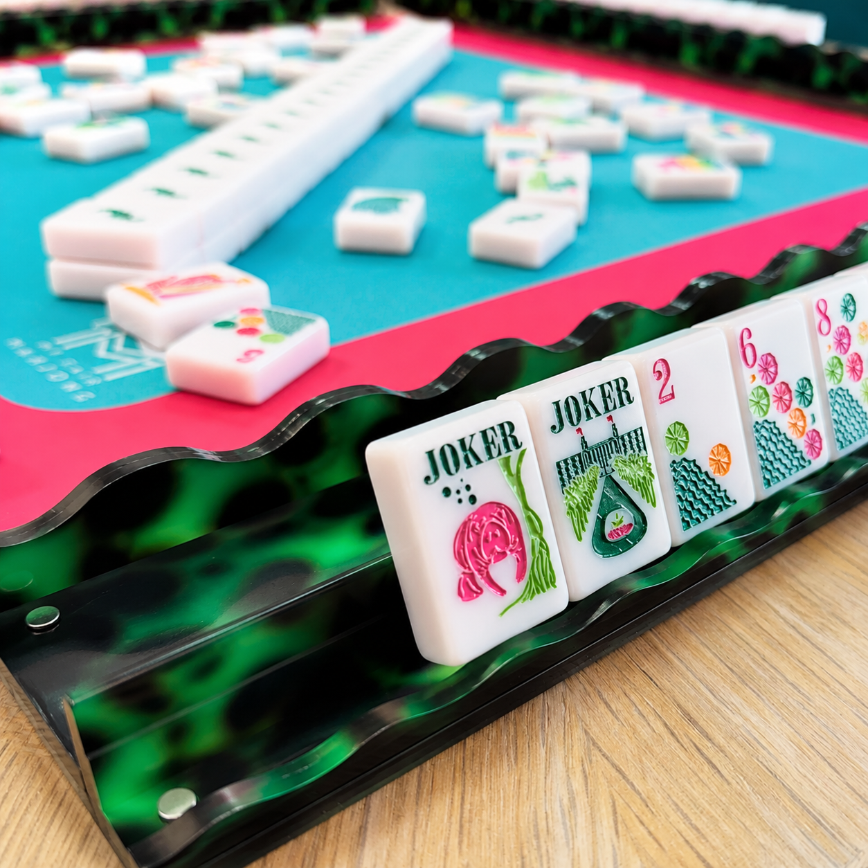 The Fair Collection: Mahjong Rack & Scalloped Pusher Set