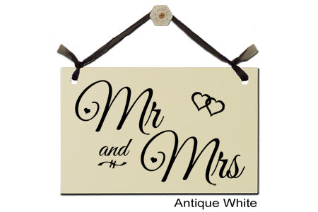 Door Sign "Mr. & Mrs." Style #112