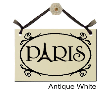 Door Sign "Paris" Style# 311