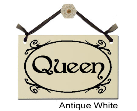 Door Sign "Queen" Style# 314