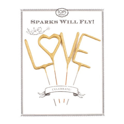 Sparkler Candle - Love