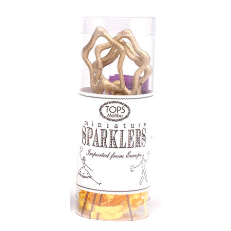 Sparkler Candle Wand - Mini Gold (4 pieces)