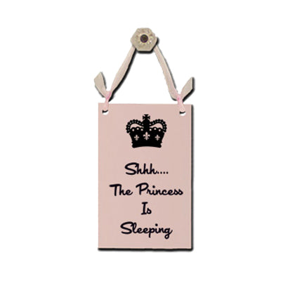 Door Sign "Shhh…the Princess is Sleeping" Style# 302
