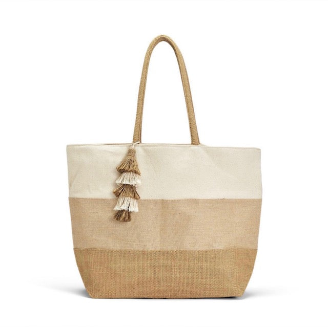 The Wave Classic Tote with Tassel