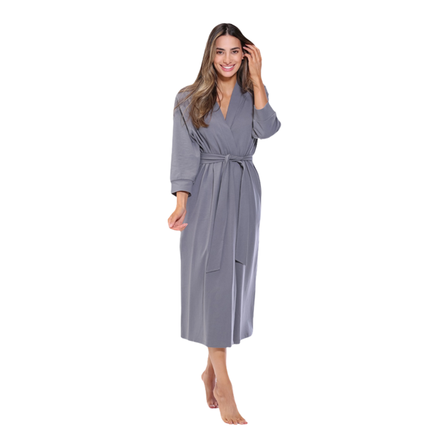 Cotton Knit Robe for Women