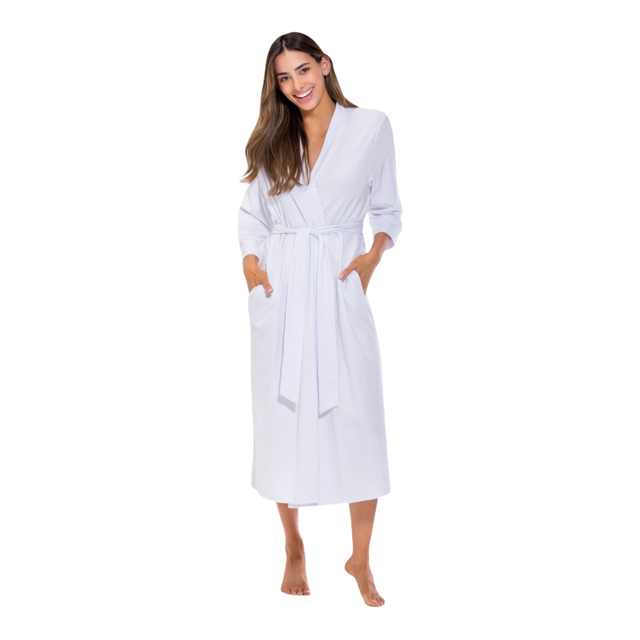 Cotton Knit Robe for Women