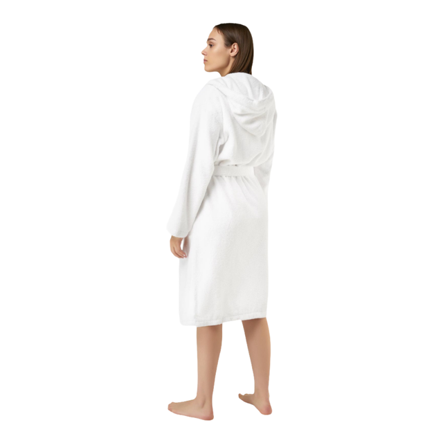 Hooded Terrycloth Robe for Women