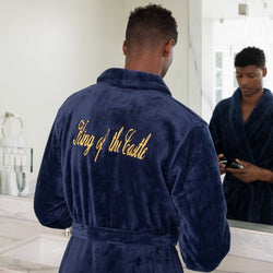 Wrapped In A Cloud Plush Robe for Men - Red / Small/Medium